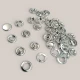 Prong Snap Button 12.5 mm - 20L - 0.50 in One Side Ring with Cap Prong Snap Fastener ERC00125TKPR