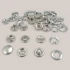 Prong Snap Button 12.5 mm - 20L - 0.50 in One Side Ring with Cap Prong Snap Fastener ERC00125TKPR