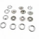15 mm Prong Snap Fastener 0,59" Large Size Stainles Steel Snap Fastener Whit Double Sided Ring ERC0015TIRPRU