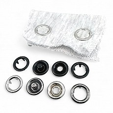 15 mm Tırnaklı Çıtçıt Büyük Boy Çıt Çıt  - İki Taraf Halkalı ERC0015TIRPRU