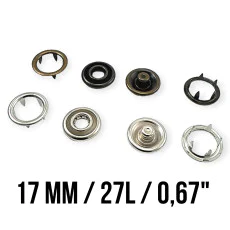 Klikıt Tırnaklı Çıt Çıt İki Taraf Delikli 15 mm Klikıt Çıt Çıt ERC0015TIRPR