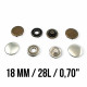 18 mm 27L 0,67" Prong Snap Fastener With Cap ERC0017TIRPRKP