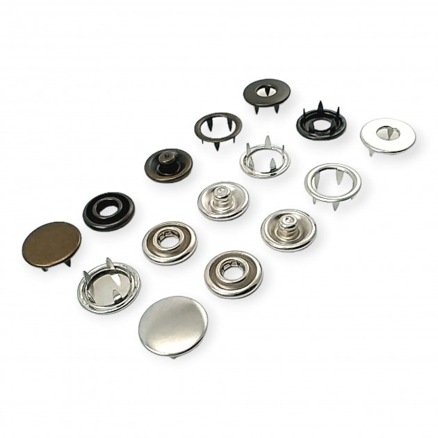 18 mm 27L 0,67" Prong Snap Fastener With Cap ERC0017TIRPRKP