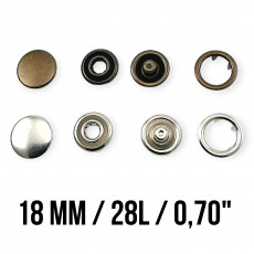18 mm 27L 0,67" Prong Snap Fastener With Cap ERC0017TIRPRKP