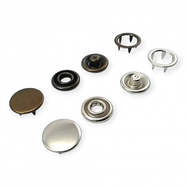 18 mm 27L 0,67" Prong Snap Fastener With Cap ERC0017TIRPRKP