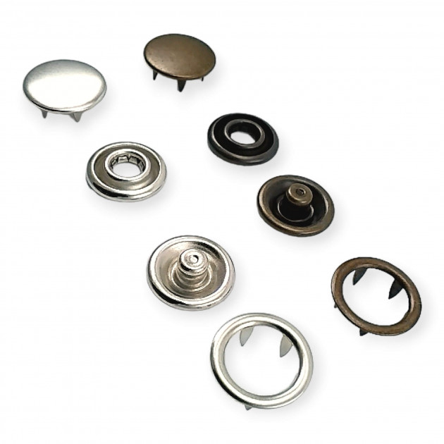 18 mm 27L 0,67" Prong Snap Fastener With Cap ERC0017TIRPRKP