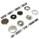 Large Size Prong Snap Fastener 17 mm Long Prong ERC0017TIRPRU