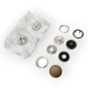 Prong Snap Button 21 mm One Side with Cap Ring Prong Snap Fastener 34L - 0.83 in ERC0021TKPR
