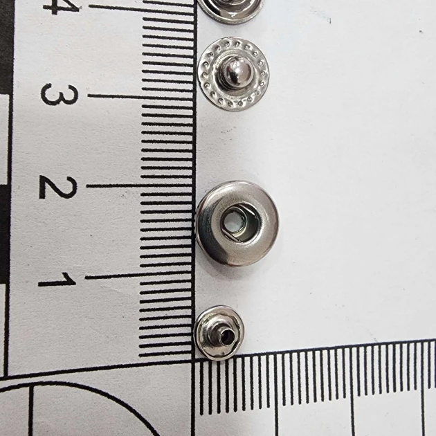 Brass Snap Fastaners 6 mm 8L / 15/64" VT2 Snap Fasteners ERC00PR06