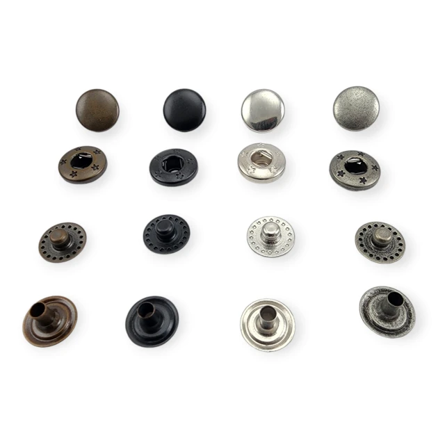 10 mm Pirinç Çıtçıt Düğme VT2 Çıtçıt ERC00PR10