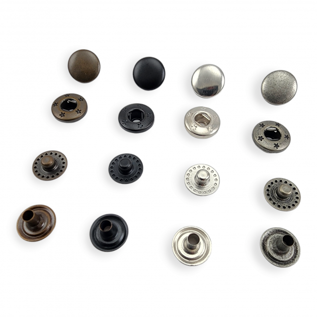 Brass 10 mm 16L / 25/64" Snap Fastaners VT2 Snap Fasteners ERC00PR10 Brass 10 mm 16L / 25/64" Snap Fastaners VT2 Snap Fasteners ERC00PR10