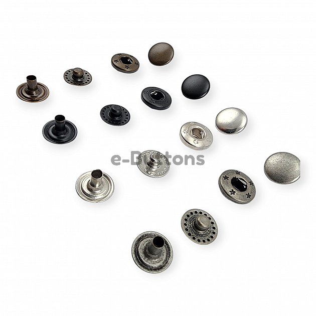 10 mm Pirinç Çıtçıt Düğme VT2 Çıtçıt ERC00PR10