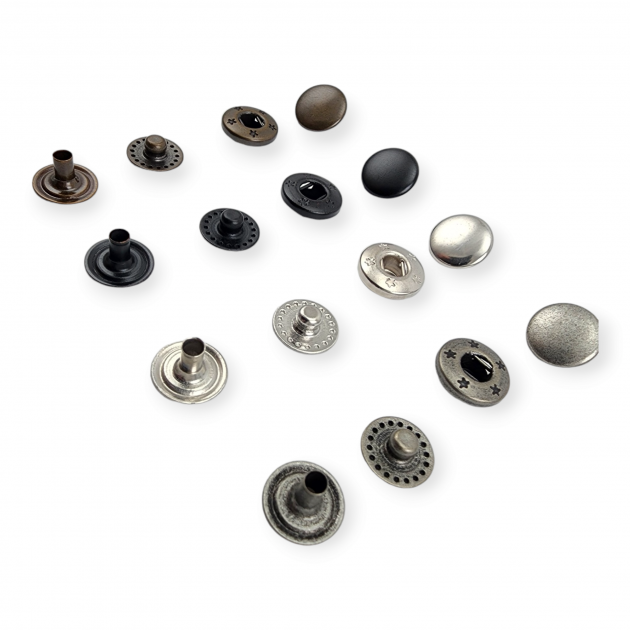 Brass 10 mm 16L / 25/64" Snap Fastaners VT2 Snap Fasteners ERC00PR10 Brass 10 mm 16L / 25/64" Snap Fastaners VT2 Snap Fasteners ERC00PR10