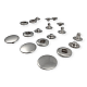 Alpha 15 mm Snaps Fasteners 19/32" Stainless 24L  Set Of 4 ERCA0015P