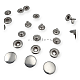 Alpha 15 mm Snaps Fasteners 19/32" Stainless 24L  Set Of 4 ERCA0015P