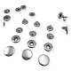 Alpha 17 mm Snaps Fasteners 11/16" Stainless 27L  Set Of 4 ERCA0017P