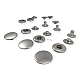 Alpha 17 mm Snaps Fasteners 11/16" Stainless 27L  Set Of 4 ERCA0017P