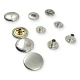 54 System Brass Caas 120 Model Snap Button Curved 4 Piece Set ERCAAS0120PR