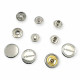 Snap Fasteners Caas 120 Model Coin Type Flat 54 System Brass Set of 4 ERCAAS0120PRP