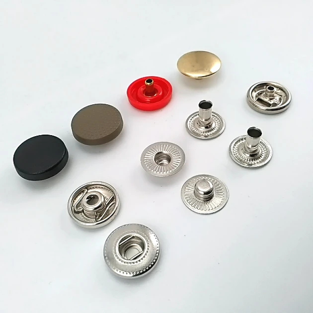 Snaps Fasteners Alpha S - 15 mm 24L Brass Set Of 4 ERCAS0015PL