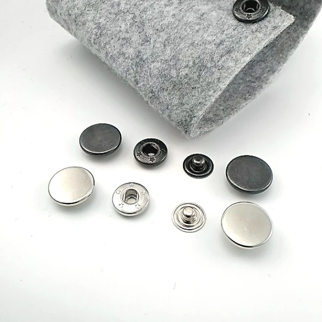 Çift Taraflı 15 mm Çıt çıt Düğme Para Pirinç 4 lü Takım ERCB0015PR2K