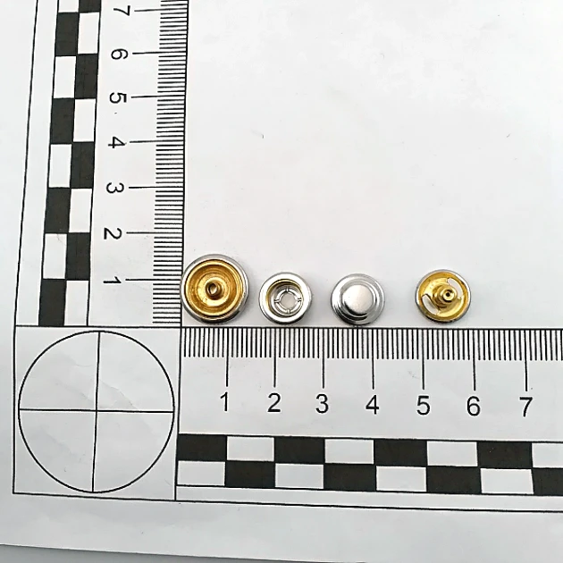 Italian Style Coat Snap Button Coin Type Flat Snap Deluxe Series 1200 DLX001200