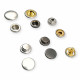 Snap Fasteners Italian Style Curved Coat Snap Deluxe Series 1200 DLX001200B