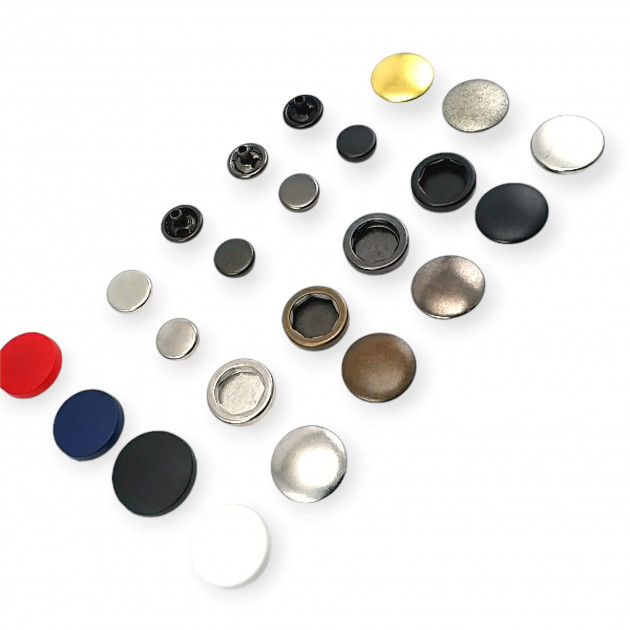 15 mm Coat Snap Button 3/4" Brass Deluxe Series PR150R200B