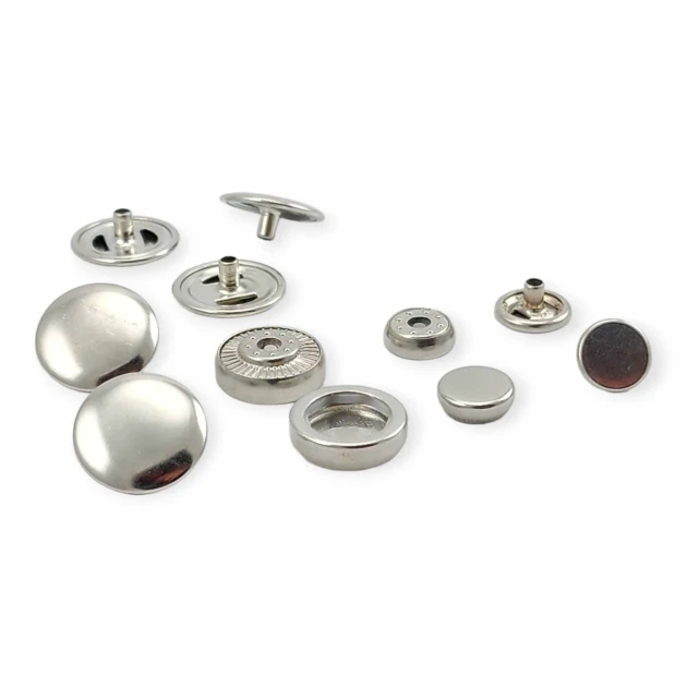 16 mm Coat Snap Fasteners Brass Deluxe Series PR160R200B