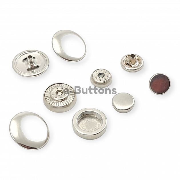 17 mm 11/16" Coat Snap Button Brass Deluxe Series PR170R200B