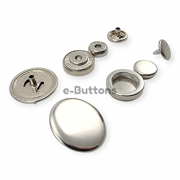 20 mm Coat Snap Button 250 pcs Brass Deluxe Series PR200R200B 20 mm Coat Snap Button 250 pcs Brass Deluxe Series PR200R200B