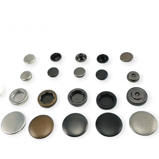 20 mm Coat Snap Button 250 pcs Brass Deluxe Series PR200R200B 20 mm Coat Snap Button 250 pcs Brass Deluxe Series PR200R200B