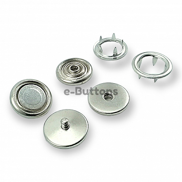 Brass Prong Snap Fastenersa Button 250 pcs  Deluxe Series PRV10R300