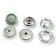 Brass Prong Snap Fastenersa Button 250 pcs  Deluxe Series PRV10R300