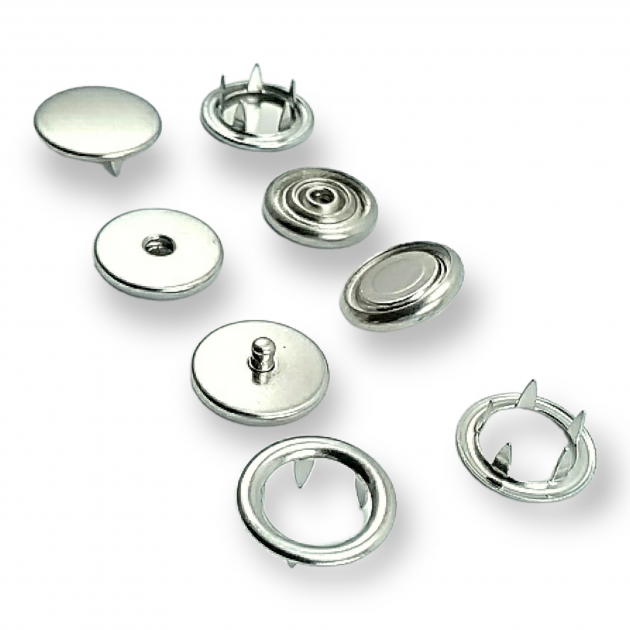 Brass Prong Snap Fasteners For Coat 250 pcs Deluxe Series Single Cap PRV20R300 Brass Prong Snap Fasteners For Coat 250 pcs Deluxe Series Single Cap PRV20R300