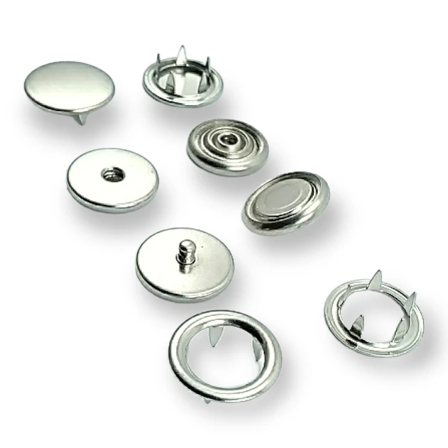 Pirinç Klıkıt Mont Çıtçıt Düğme 250 ad Deluxe Serisi Tek Kapaklı PRV20R300