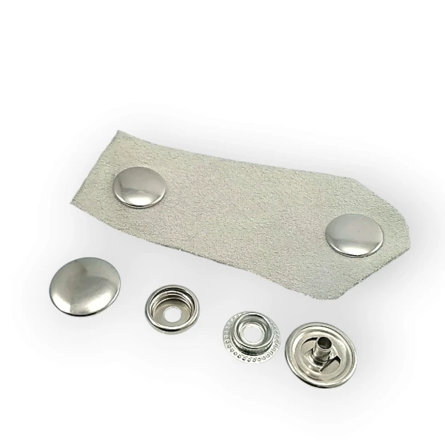 15 mm Çıtçıt Düğme Çıft Taraflı Mont İçin Hafif Bombeli Pirinç 61 Sistem PR150S61CFT