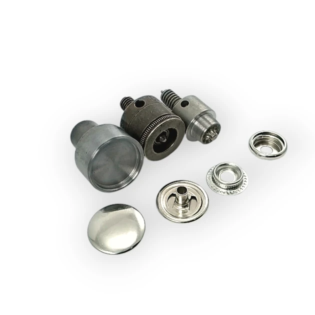 15 mm Çıtçıt Düğme Çıft Taraflı Mont İçin Hafif Bombeli Pirinç 61 Sistem PR150S61CFT