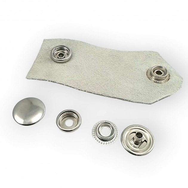 15 mm Snap Button (0.60 in) For Double-Sided Jackets Lightly Curved Brass 61 System PR150S61CFT 15 mm Snap Button (0.60 in) For Double-Sided Jackets Lightly Curved Brass 61 System PR150S61CFT