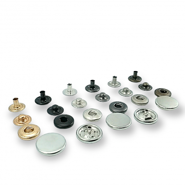 Para Tipi Çıtçıt 15 mm Düz 54 Sistem Pirinç 4 lü Takım ERCB0015PRP