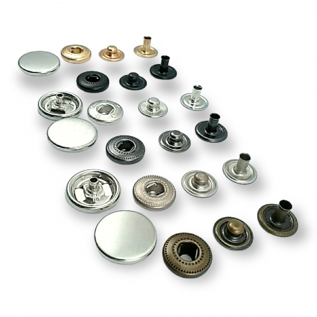 Para Tipi Çıtçıt 15 mm Düz 54 Sistem Pirinç 4 lü Takım ERCB0015PRP