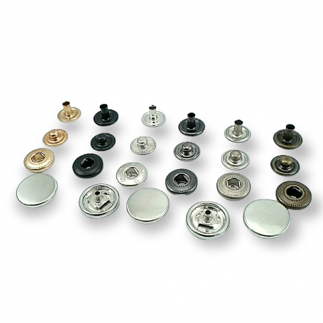 Para Tipi Çıtçıt 15 mm Düz 54 Sistem Pirinç 4 lü Takım ERCB0015PRP