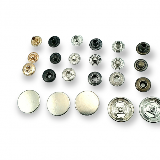 20 mm Snaps Fasteners 25/32" Coin Type Flat 32L Brass Set of 4 ERCB0020PRP 20 mm Snaps Fasteners 25/32" Coin Type Flat 32L Brass Set of 4 ERCB0020PRP