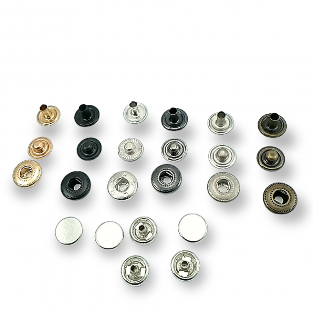 Para Tipi Çıtçıt 10,5 mm Düz 54 Sistem Pirinç 4 lü Takım ERCB0105PRP