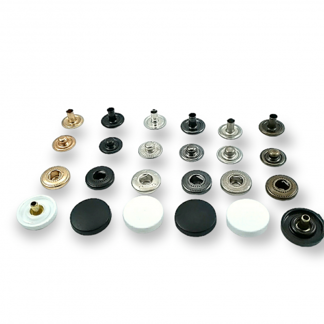 15 mm Snaps Fasteners 19/32" Plastic Flat 24L Brass Set Of 4 ERCB0015PL 15 mm Snaps Fasteners 19/32" Plastic Flat 24L Brass Set Of 4 ERCB0015PL