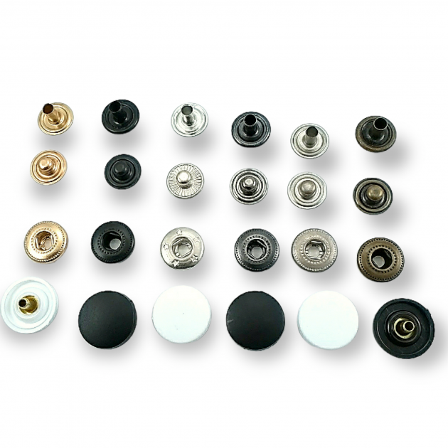 15 mm Snaps Fasteners 19/32" Plastic Flat 24L Brass Set Of 4 ERCB0015PL 15 mm Snaps Fasteners 19/32" Plastic Flat 24L Brass Set Of 4 ERCB0015PL