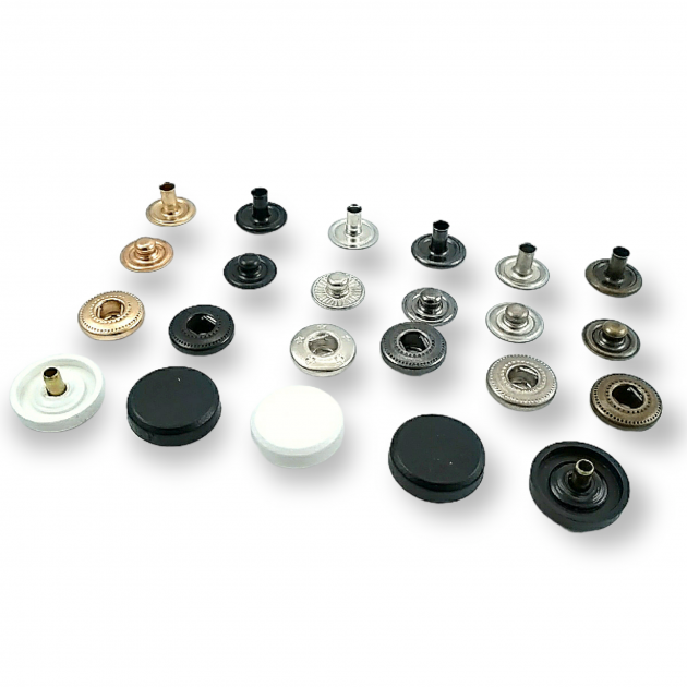 Plastic Snaps Buttons 19/32" Coin Type 15 mm 24L Brass Set Of 4 ERCB0015PLP Plastic Snaps Buttons 19/32" Coin Type 15 mm 24L Brass Set Of 4 ERCB0015PLP