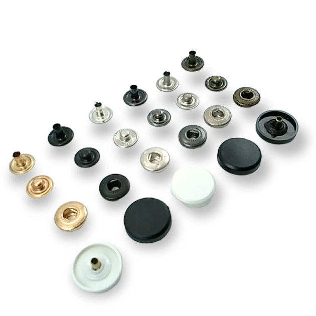 Para Tipi Plastik Çıtçıt 17 mm 54 Sistem Pirinç 4 lü Takım ERC0017PLP