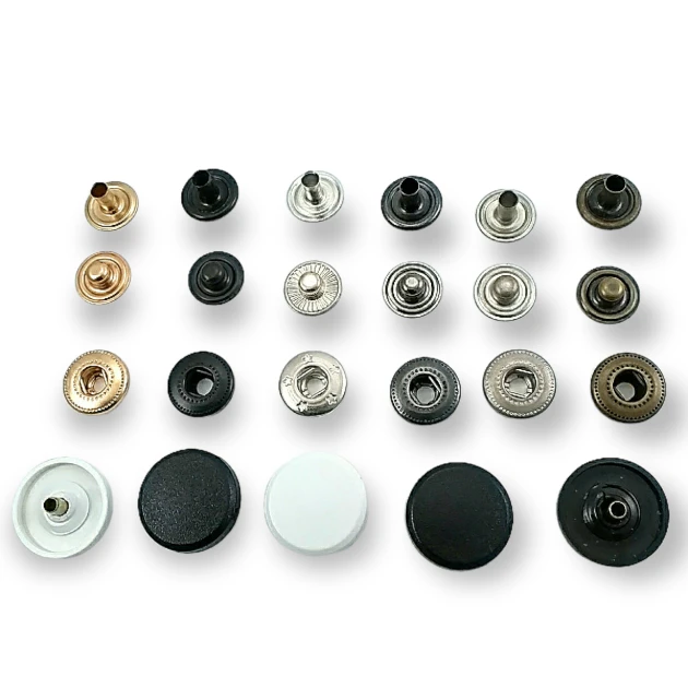 Para Tipi Plastik Çıtçıt 17 mm 54 Sistem Pirinç 4 lü Takım ERC0017PLP