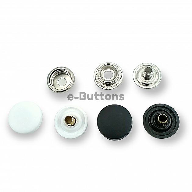 Plastic Snaps Buttons 61 System 15 mm 19/32"  24L Brass Set Of 4 ERC610015PL